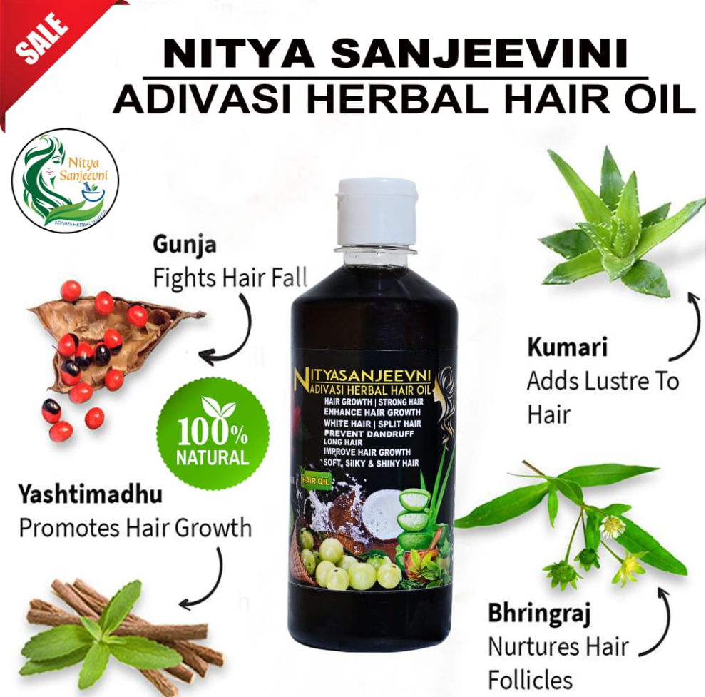 NITYA SANJEEVINI HEARBAL HAIR OIL✅