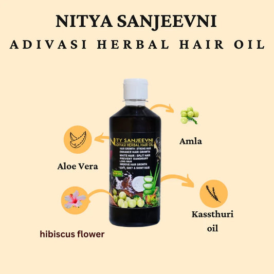 NITYA SANJEEVINI HEARBAL HAIR OIL✅